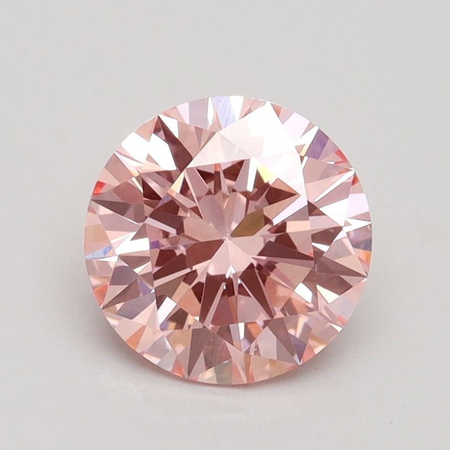 Loose Diamond - ROUND 1.61ct Fancy Intense Pink VS2: Loose Diamond - ROUND 1.61ct Fancy Intense Pink VS2 Source: This is a real non-mined Diamond that has been grown in a lab Shape: ROUND Carats: 1.61 Color: Fancy Intense Pink Certification: IGI Video: