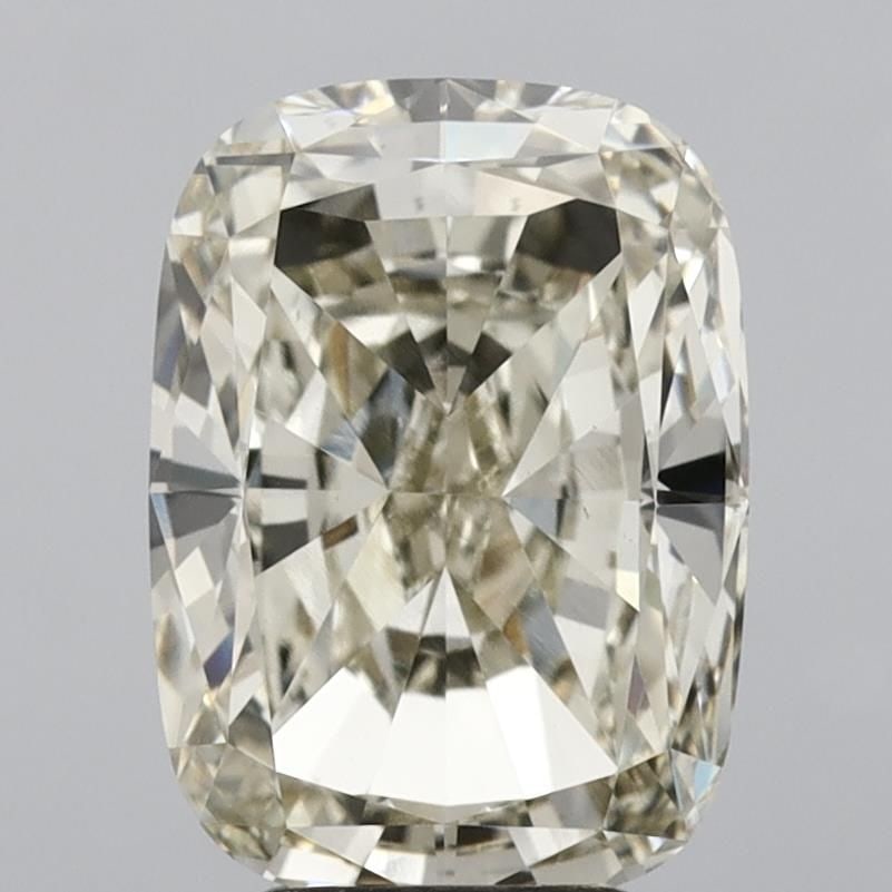 Loose Diamond - CUSHION MODIFIED 5.11ct Fancy Light Yellow VS1: Loose Diamond - CUSHION MODIFIED 5.11ct Fancy Light Yellow VS1 Source: This is a real non-mined Diamond that has been grown in a lab Shape: CUSHION MODIFIED Carats: 5.11 Color: Fancy Light Yellow