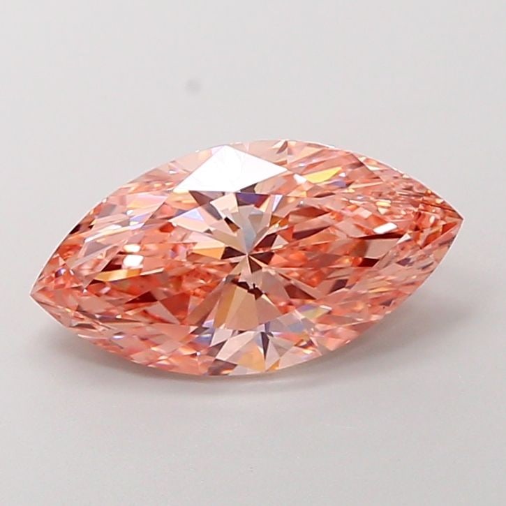 Loose Diamond - MARQUISE 3.5ct Fancy Vivid Brownish Pink VS1: Loose Diamond - MARQUISE 3.5ct Fancy Vivid Brownish Pink VS1 Source: This is a real non-mined Diamond that has been grown in a lab Shape: MARQUISE Carats: 3.5 Color: Fancy Vivid Brownish Pink Certific
