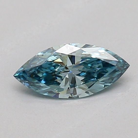 Loose Diamond - MARQUISE 0.18ct Fancy Intense Greenish Blue SI1 (1 of 1)