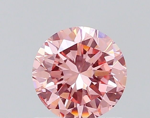 Loose Diamond - ROUND 0.74ct Fancy Vivid Pink SI1 (1 of 1)
