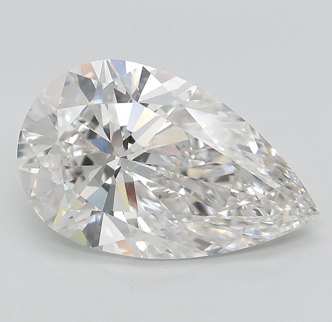 Loose Diamond - PEAR 5.32ct G VS1: Loose Diamond - PEAR 5.32ct G VS1 Source: This is a real non-mined Diamond that has been grown in a lab Shape: PEAR Carats: 5.32 Color: G Clarity: VS1 Certification: IGI Video: