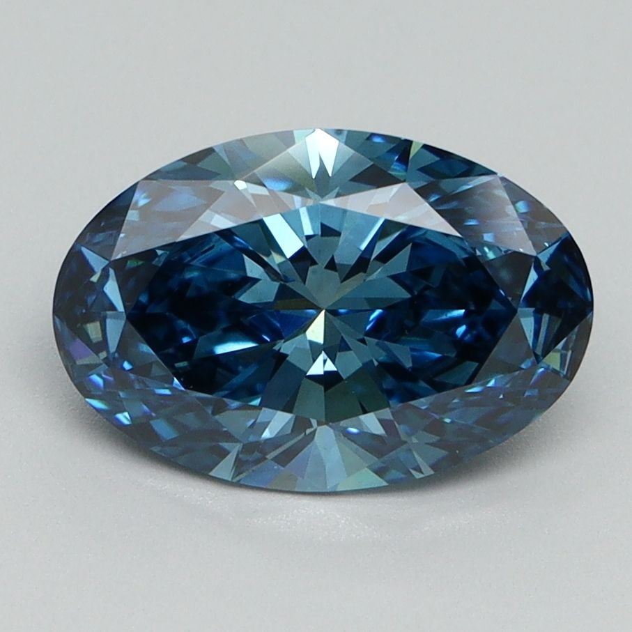 Loose Diamond - OVAL 2.0ct Fancy Vivid Blue VS2: Loose Diamond - OVAL 2.0ct Fancy Vivid Blue VS2 Source: This is a real non-mined Diamond that has been grown in a lab Shape: OVAL Carats: 2.0 Color: Fancy Vivid Blue Certification: IGI Video: