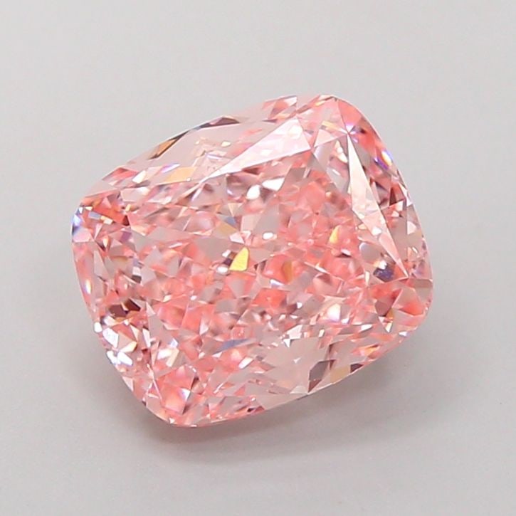 Loose Diamond - CUSHION MODIFIED 3.09ct Fancy Vivid Pink VS1: Loose Diamond - CUSHION MODIFIED 3.09ct Fancy Vivid Pink VS1 Source: This is a real non-mined Diamond that has been grown in a lab Shape: CUSHION MODIFIED Carats: 3.09 Color: Fancy Vivid Pink
