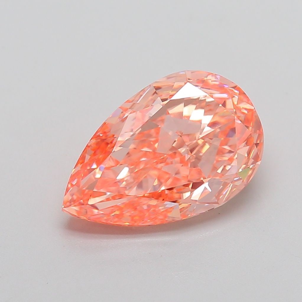 Loose Diamond - PEAR 4.9ct Fancy Intense Pink VVS2: Loose Diamond - PEAR 4.9ct Fancy Intense Pink VVS2 Source: This is a real non-mined Diamond that has been grown in a lab Shape: PEAR Carats: 4.9 Color: Fancy Intense Pink Certification: IGI Video: