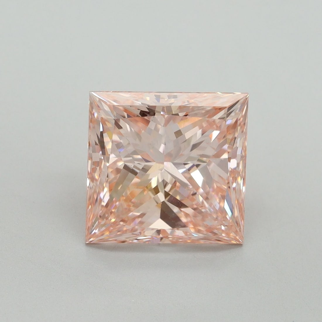 Loose Diamond - PRINCESS 4.13ct Fancy Intense Pink VS1: Loose Diamond - PRINCESS 4.13ct Fancy Intense Pink VS1 Source: This is a real non-mined Diamond that has been grown in a lab Shape: PRINCESS Carats: 4.13 Color: Fancy Intense Pink Certification: IGI V