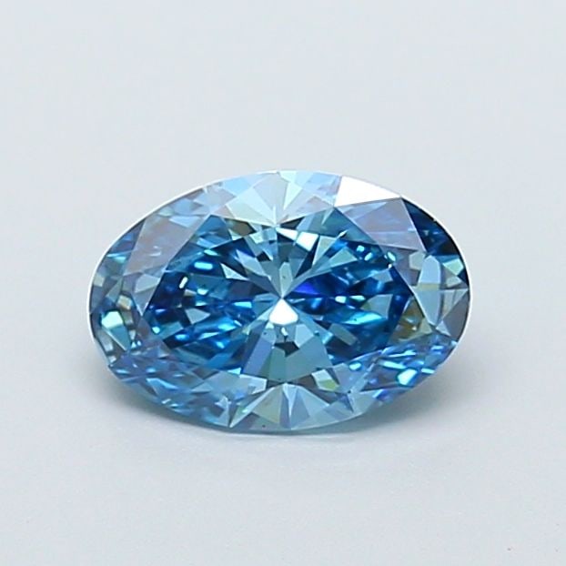 Loose Diamond - OVAL 1.54ct Fancy Vivid Blue VS2: Loose Diamond - OVAL 1.54ct Fancy Vivid Blue VS2 Source: This is a real non-mined Diamond that has been grown in a lab Shape: OVAL Carats: 1.54 Color: Fancy Vivid Blue Certification: IGI Video: