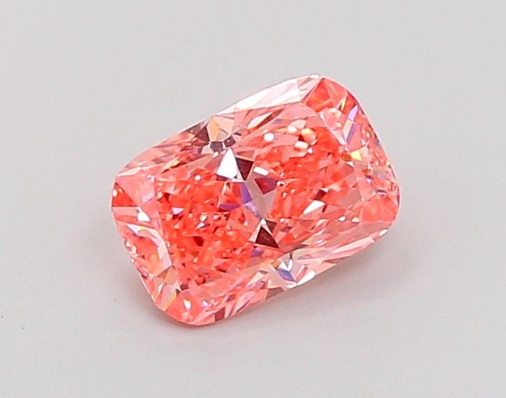 Loose Diamond - CUSHION MODIFIED 1.1ct Fancy Vivid Pink VS2: Loose Diamond - CUSHION MODIFIED 1.1ct Fancy Vivid Pink VS2 Source: This is a real non-mined Diamond that has been grown in a lab Shape: CUSHION MODIFIED Carats: 1.1 Color: Fancy Vivid Pink Certificat