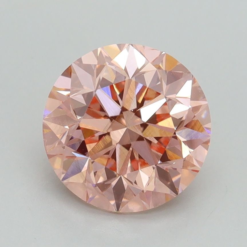 Loose Diamond - ROUND 2.0ct Fancy Intense Pink VS2: Loose Diamond - ROUND 2.0ct Fancy Intense Pink VS2 Source: This is a real non-mined Diamond that has been grown in a lab Shape: ROUND Carats: 2.0 Color: Fancy Intense Pink Certification: IGI Video: