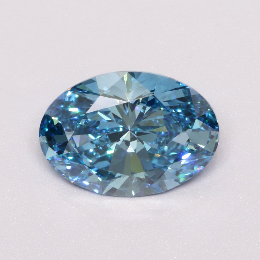 Loose Diamond - OVAL 3.03ct Fancy Vivid Blue VS1 (1 of 1)
