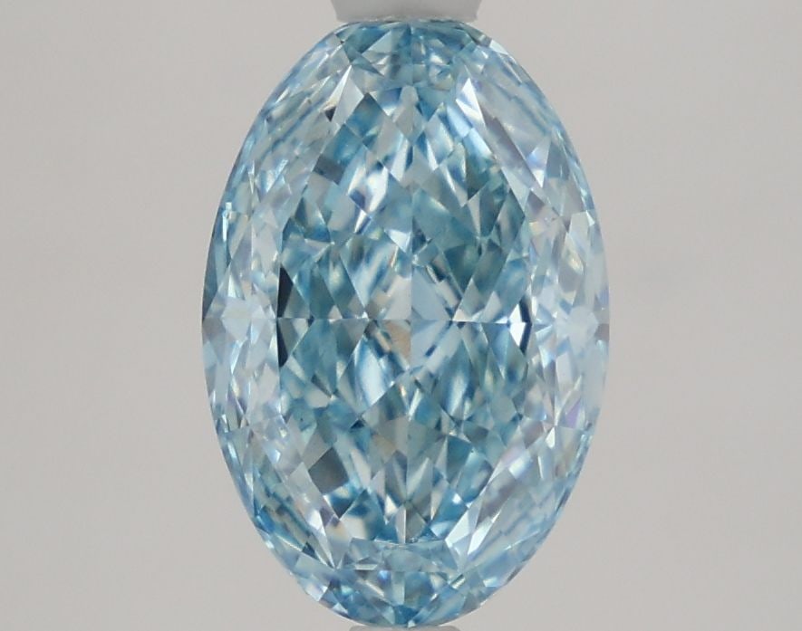 Loose Diamond - OVAL 2.26ct Fancy Vivid Blue VS1: Loose Diamond - OVAL 2.26ct Fancy Vivid Blue VS1 Source: This is a real non-mined Diamond that has been grown in a lab Shape: OVAL Carats: 2.26 Color: Fancy Vivid Blue Certification: IGI Video: