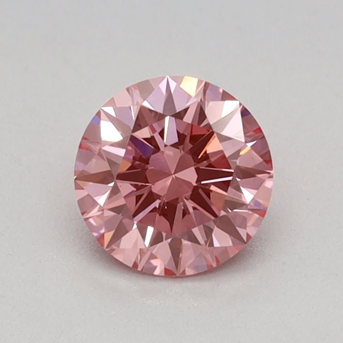 Loose Diamond - ROUND 0.41ct Fancy Vivid Pink VS1 (1 of 1)