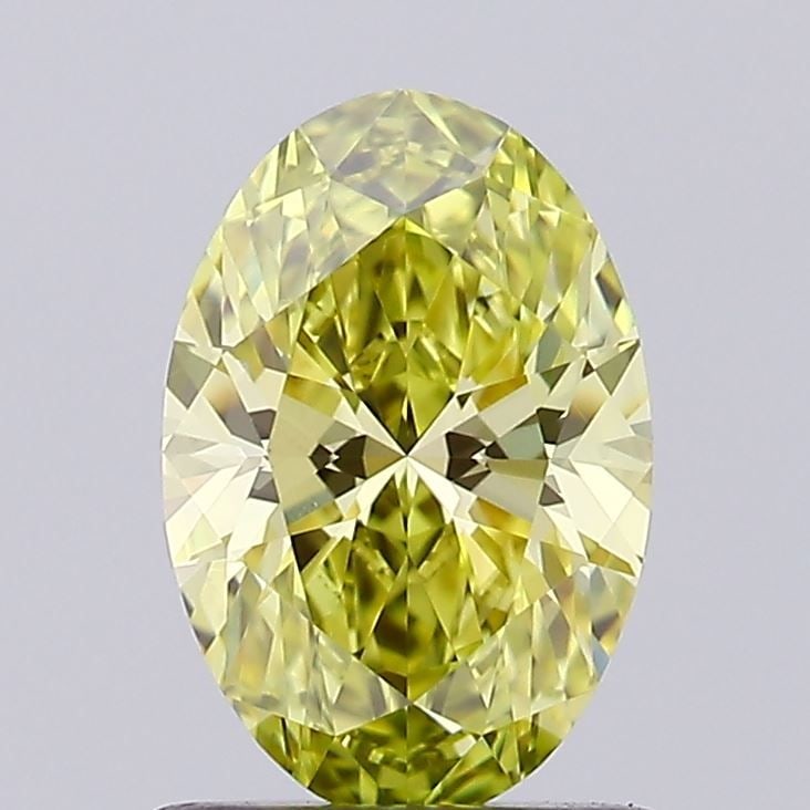 Loose Diamond - OVAL 1.01ct Fancy Intense Yellow VS1: Loose Diamond - OVAL 1.01ct Fancy Intense Yellow VS1 Source: This is a real non-mined Diamond that has been grown in a lab Shape: OVAL Carats: 1.01 Color: Fancy Intense Yellow Certification: IGI Video
