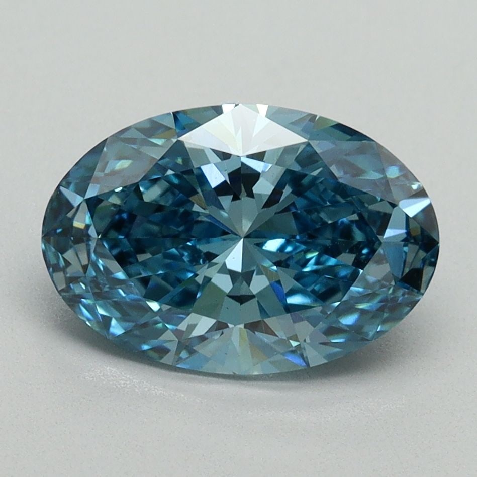 Loose Diamond - OVAL 2.01ct Fancy Vivid Blue VS1 (1 of 1)