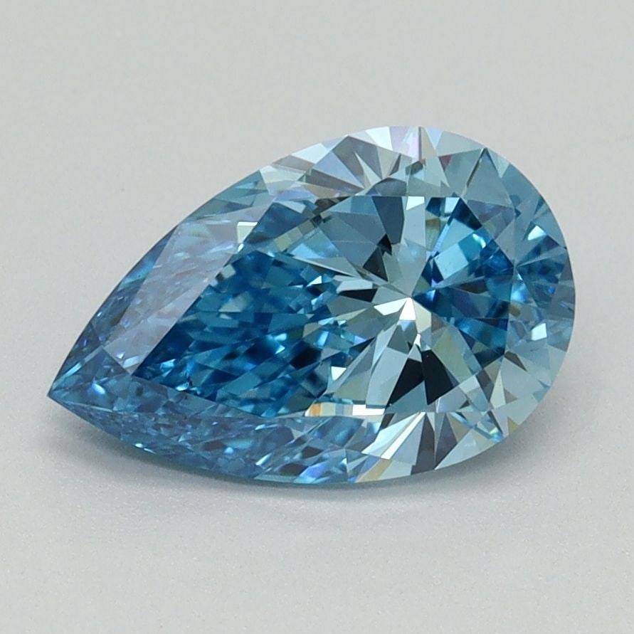 Loose Diamond - PEAR 1.54ct Fancy Vivid Blue VS2 (1 of 1)