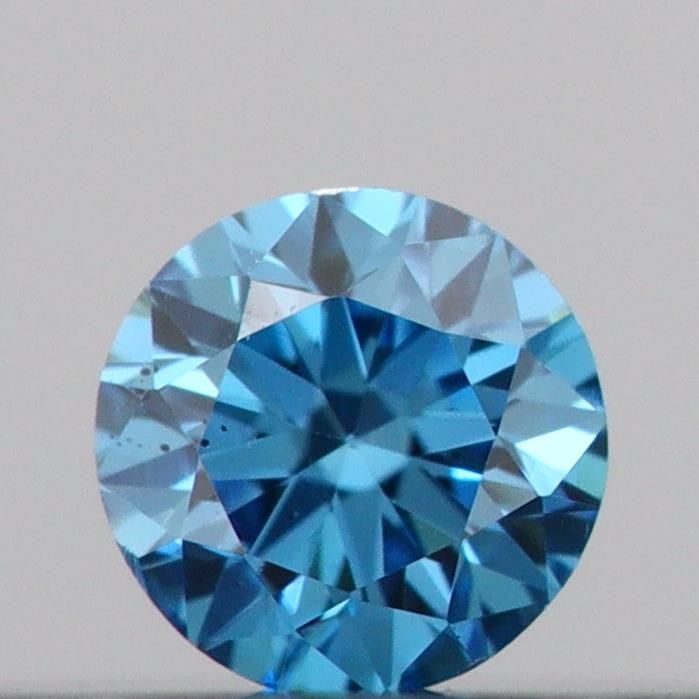 Loose Diamond - ROUND 0.1ct Fancy Vivid Blue VS2 (1 of 1)