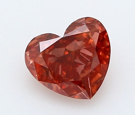 Loose Diamond - HEART 0.33ct Fancy Vivid Brown Pink SI1 (1 of 1)