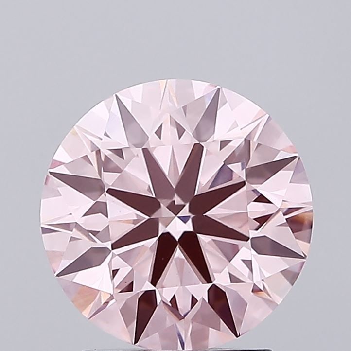 Ideal Loose Diamond - ROUND 2.35ct Fancy Vivid Pink VS1: Ideal Loose Diamond - ROUND 2.35ct Fancy Vivid Pink VS1 Source: This is a real non-mined Diamond that has been grown in a lab Shape: ROUND Carats: 2.35 Color: Fancy Vivid Pink Certification: IGI Video