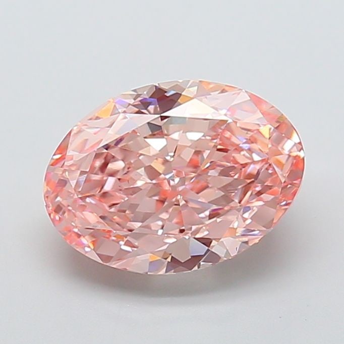 Loose Diamond - OVAL 5.03ct Fancy Vivid Pink VVS2: Loose Diamond - OVAL 5.03ct Fancy Vivid Pink VVS2 Source: This is a real non-mined Diamond that has been grown in a lab Shape: OVAL Carats: 5.03 Color: Fancy Vivid Pink Certification: IGI Video:
