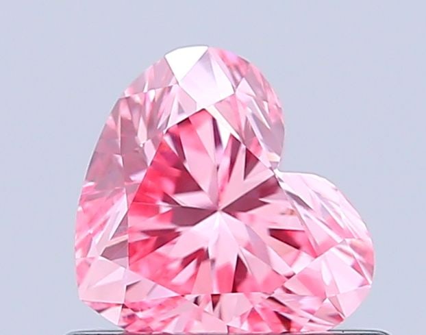 Loose Diamond - HEART 0.57ct Fancy Vivid Pink VVS2 (1 of 1)
