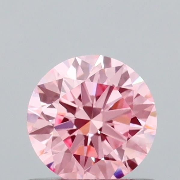 Loose Diamond - ROUND 0.61ct Fancy Vivid Pink VVS2: Loose Diamond - ROUND 0.61ct Fancy Vivid Pink VVS2 Source: This is a real non-mined Diamond that has been grown in a lab Shape: ROUND Carats: 0.61 Color: Fancy Vivid Pink Certification: IGI Video:
