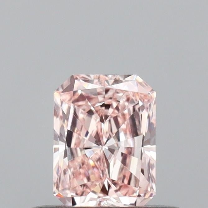 Loose Diamond - RADIANT 0.35ct Fancy Light Pink VS2: Loose Diamond - RADIANT 0.35ct Fancy Light Pink VS2 Source: This is a real non-mined Diamond that has been grown in a lab Shape: RADIANT Carats: 0.35 Color: Fancy Light Pink Certification: IGI Video: