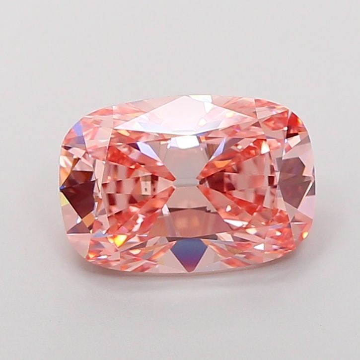Loose Diamond - CUSHION BRILLIANT 4.1ct Fancy Intense Pink VVS2 (1 of 1)