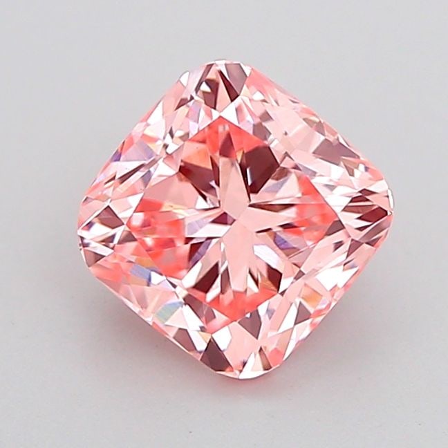 Loose Diamond - CUSHION MODIFIED 1.4ct Fancy Vivid Pink VS1: Loose Diamond - CUSHION MODIFIED 1.4ct Fancy Vivid Pink VS1 Source: This is a real non-mined Diamond that has been grown in a lab Shape: CUSHION MODIFIED Carats: 1.4 Color: Fancy Vivid Pink Certificat