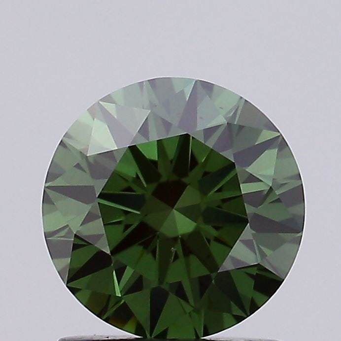 Ideal Loose Diamond - ROUND 1.31ct Fancy Vivid Green VVS2 (1 of 1)