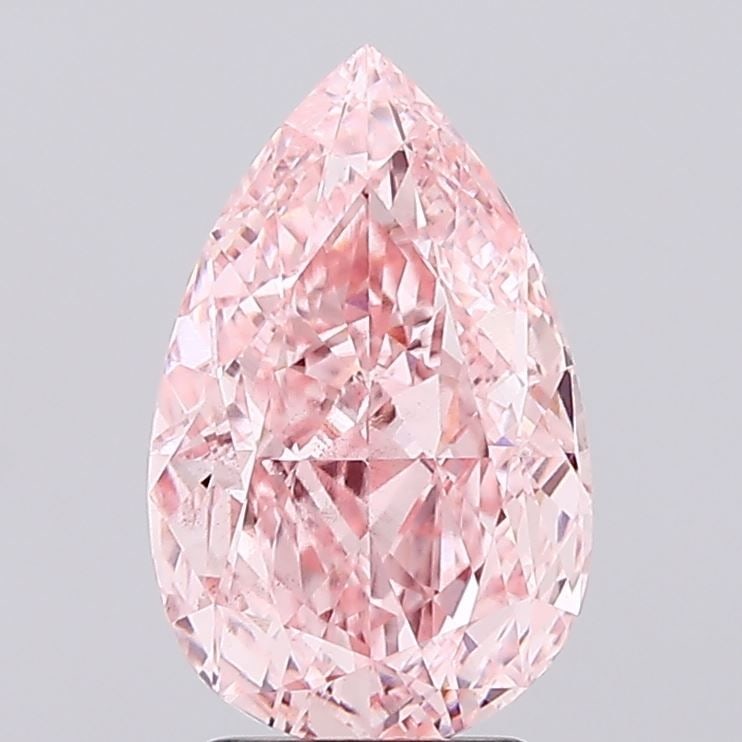 Loose Diamond - PEAR 3.1ct Fancy Vivid Pink VS2: Loose Diamond - PEAR 3.1ct Fancy Vivid Pink VS2 Source: This is a real non-mined Diamond that has been grown in a lab Shape: PEAR Carats: 3.1 Color: Fancy Vivid Pink Certification: IGI Video: