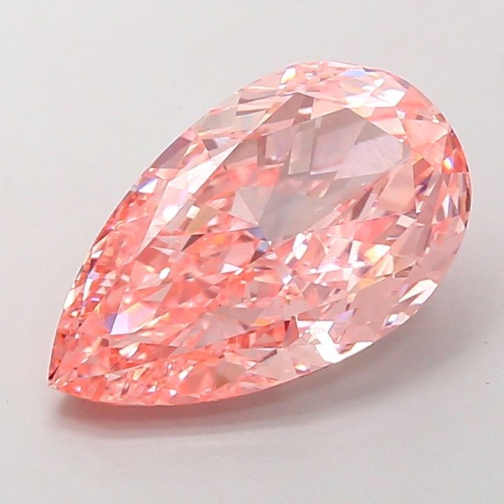 Loose Diamond - PEAR 6.01ct Fancy Vivid Pink VS1: Loose Diamond - PEAR 6.01ct Fancy Vivid Pink VS1 Source: This is a real non-mined Diamond that has been grown in a lab Shape: PEAR Carats: 6.01 Color: Fancy Vivid Pink Certification: IGI Video: