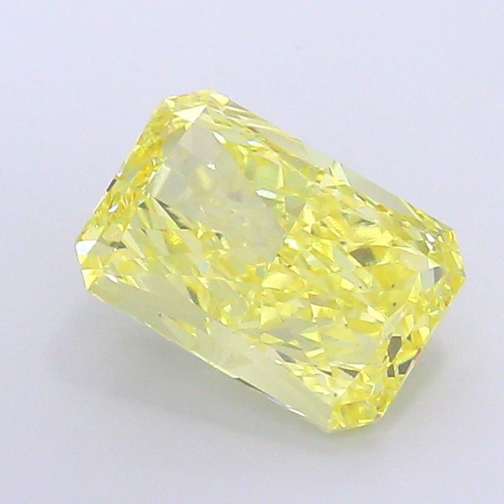 Loose Diamond - RADIANT 5.02ct Fancy Intense Yellow VS1: Loose Diamond - RADIANT 5.02ct Fancy Intense Yellow VS1 Source: This is a real non-mined Diamond that has been grown in a lab Shape: RADIANT Carats: 5.02 Color: Fancy Intense Yellow Certification:
