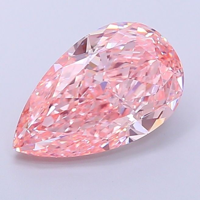 Loose Diamond - PEAR 4.59ct Fancy Vivid Pink VVS1 (1 of 1)