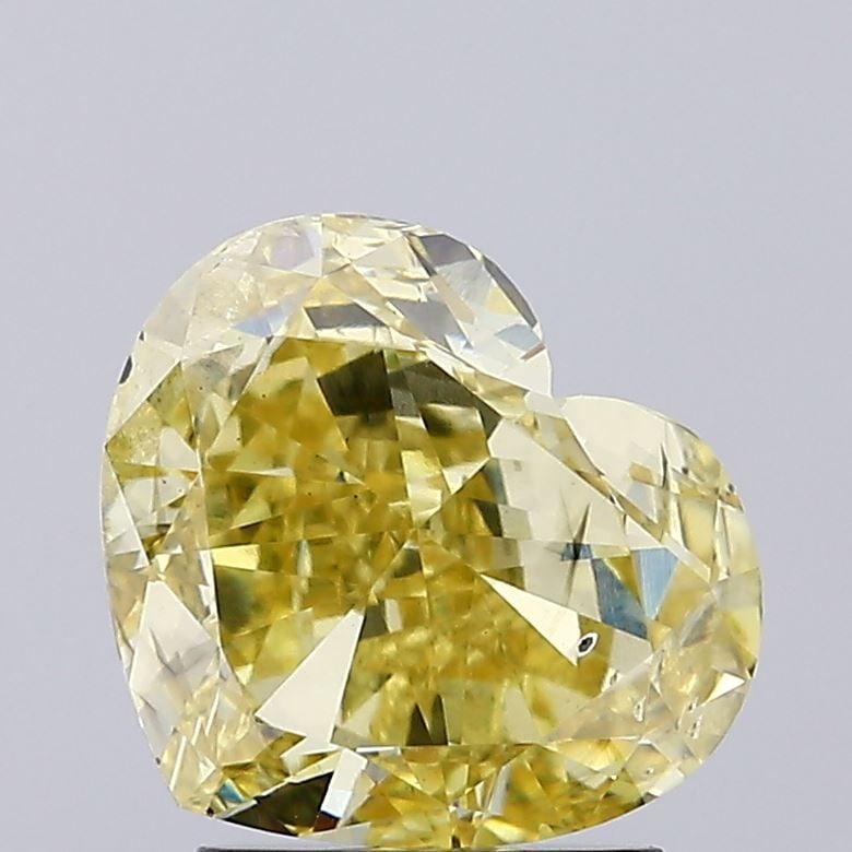 Loose Diamond - HEART 2.62ct Fancy Intense Yellow I1 (1 of 1)
