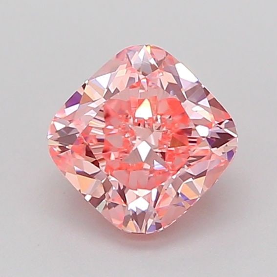 Loose Diamond - CUSHION MODIFIED 1.02ct Fancy Vivid Pink VS1: Loose Diamond - CUSHION MODIFIED 1.02ct Fancy Vivid Pink VS1 Source: This is a real non-mined Diamond that has been grown in a lab Shape: CUSHION MODIFIED Carats: 1.02 Color: Fancy Vivid Pink Certific