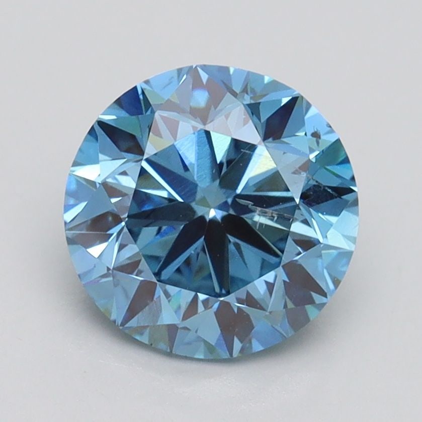 Loose Diamond - ROUND 2.0ct Fancy Vivid Blue SI2 (1 of 1)