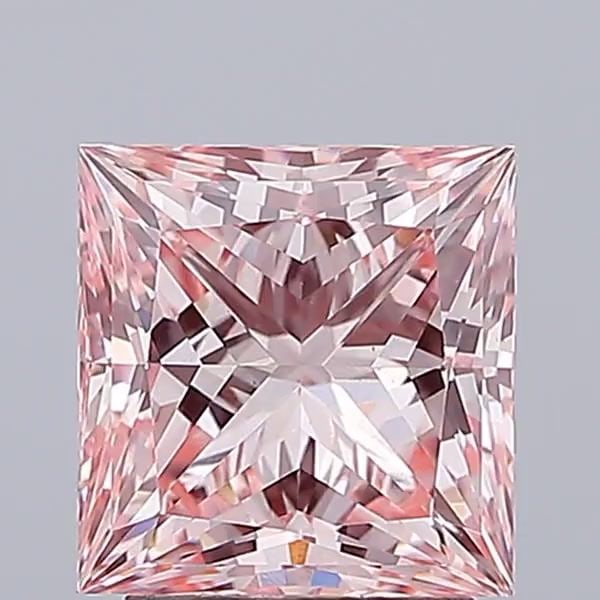 Loose Diamond - PRINCESS 1.0ct Fancy Intense Pink VS1: Loose Diamond - PRINCESS 1.0ct Fancy Intense Pink VS1 Source: This is a real non-mined Diamond that has been grown in a lab Shape: PRINCESS Carats: 1.0 Color: Fancy Intense Pink Certification: IGI Vid