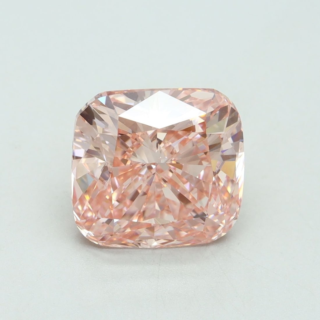 Loose Diamond - CUSHION BRILLIANT 4.0ct Fancy Vivid Pink VS1: Loose Diamond - CUSHION BRILLIANT 4.0ct Fancy Vivid Pink VS1 Source: This is a real non-mined Diamond that has been grown in a lab Shape: CUSHION BRILLIANT Carats: 4.0 Color: Fancy Vivid Pink Certific