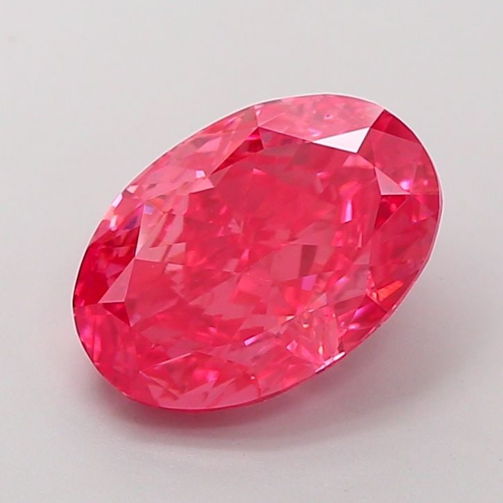 Loose Diamond - OVAL 3.08ct Fancy Vivid Pink VS1 (1 of 1)