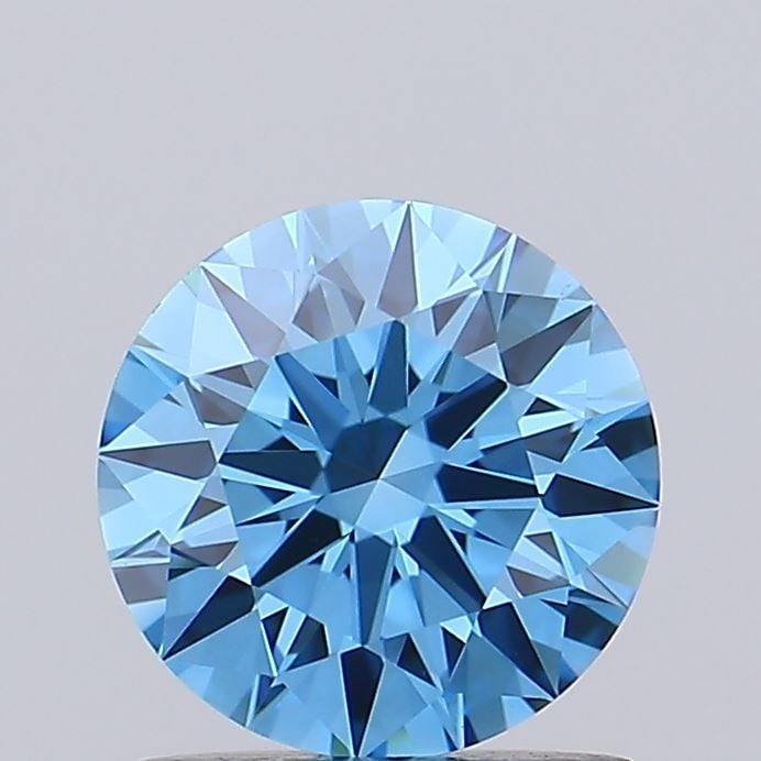 Ideal Loose Diamond - ROUND 1.05ct Fancy Vivid Blue VVS2: Ideal Loose Diamond - ROUND 1.05ct Fancy Vivid Blue VVS2 Source: This is a real non-mined Diamond that has been grown in a lab Shape: ROUND Carats: 1.05 Color: Fancy Vivid Blue Certification: IGI