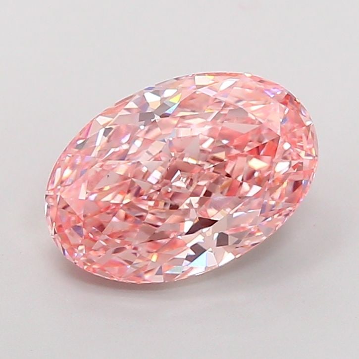 Loose Diamond - OVAL 4.59ct Fancy Vivid Pink VS1: Loose Diamond - OVAL 4.59ct Fancy Vivid Pink VS1 Source: This is a real non-mined Diamond that has been grown in a lab Shape: OVAL Carats: 4.59 Color: Fancy Vivid Pink Certification: IGI Video:
