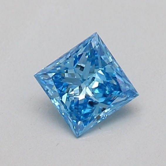 Loose Diamond - PRINCESS 0.2ct Fancy Vivid Blue VS1: Loose Diamond - PRINCESS 0.2ct Fancy Vivid Blue VS1 Source: This is a real non-mined Diamond that has been grown in a lab Shape: PRINCESS Carats: 0.2 Color: Fancy Vivid Blue Certification: IGI 
