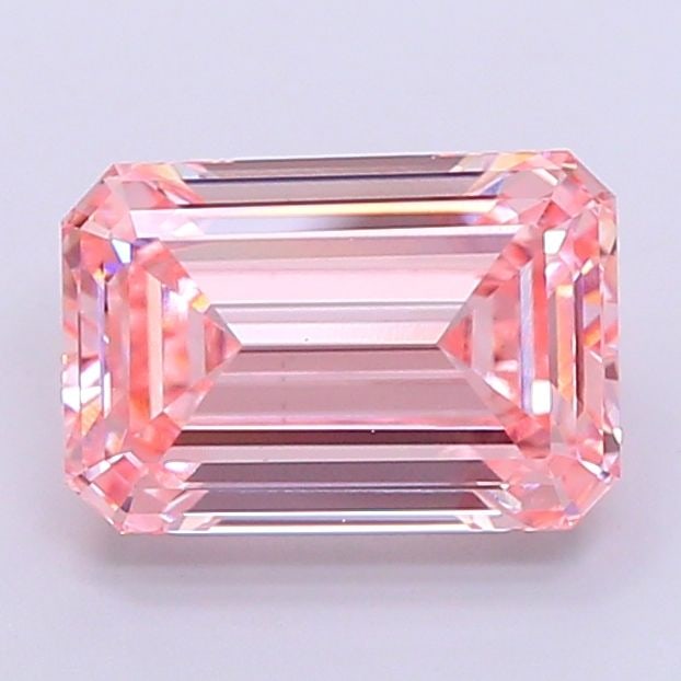 Loose Diamond - EMERALD 3.0ct Fancy Intense Pink VS1: Loose Diamond - EMERALD 3.0ct Fancy Intense Pink VS1 Source: This is a real non-mined Diamond that has been grown in a lab Shape: EMERALD Carats: 3.0 Color: Fancy Intense Pink Certification: IGI