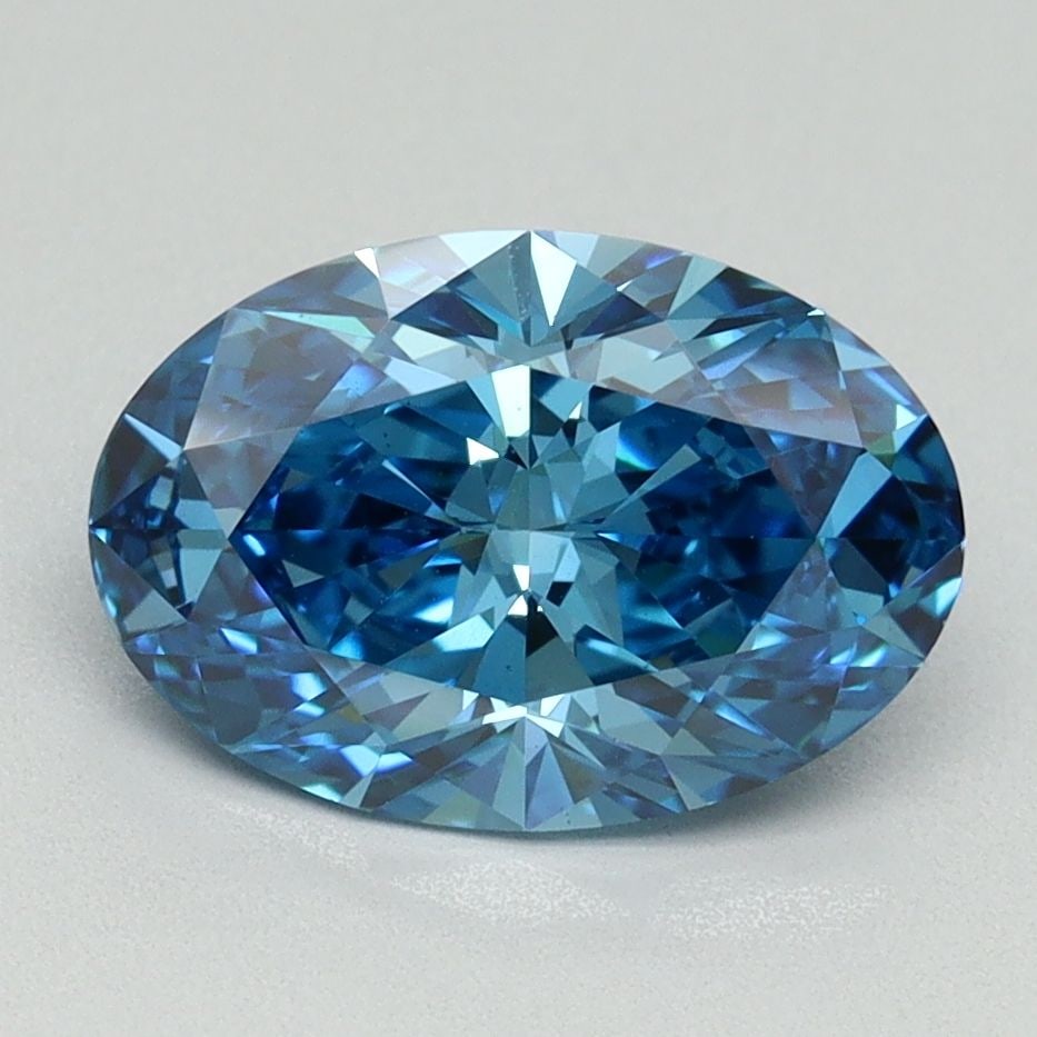 Loose Diamond - OVAL 2.09ct Fancy Vivid Blue VS1 (1 of 1)