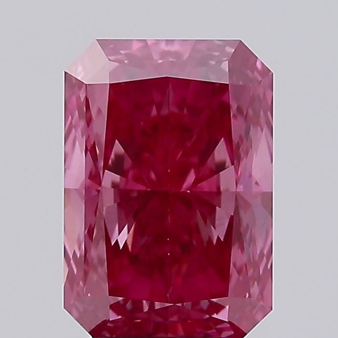 Loose Diamond - RADIANT 2.54ct Fancy Vivid Pink VS1: Loose Diamond - RADIANT 2.54ct Fancy Vivid Pink VS1 Source: This is a real non-mined Diamond that has been grown in a lab Shape: RADIANT Carats: 2.54 Color: Fancy Vivid Pink Certification: NONE Video: