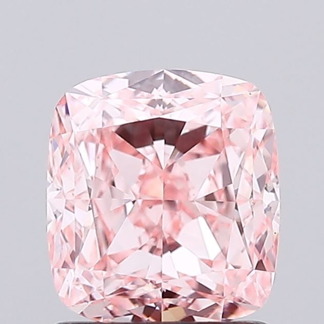 Loose Diamond - CUSHION MODIFIED 1.54ct Fancy Vivid Pink VS1: Loose Diamond - CUSHION MODIFIED 1.54ct Fancy Vivid Pink VS1 Source: This is a real non-mined Diamond that has been grown in a lab Shape: CUSHION MODIFIED Carats: 1.54 Color: Fancy Vivid Pink Certific