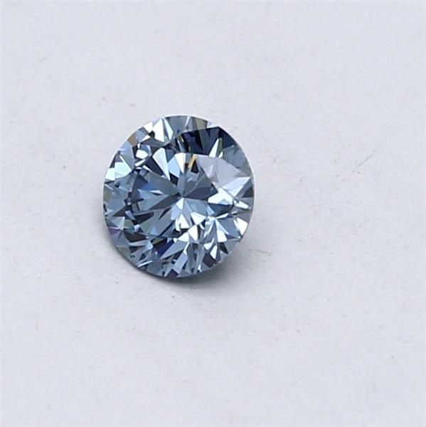 Loose Diamond - ROUND 0.3ct Fancy Vivid Blue VS2 (1 of 1)