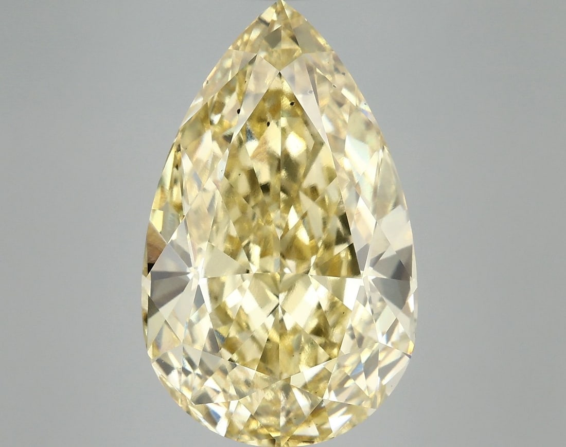 Loose Diamond - PEAR 10.36ct Fancy Intense Yellow SI1 (1 of 1)