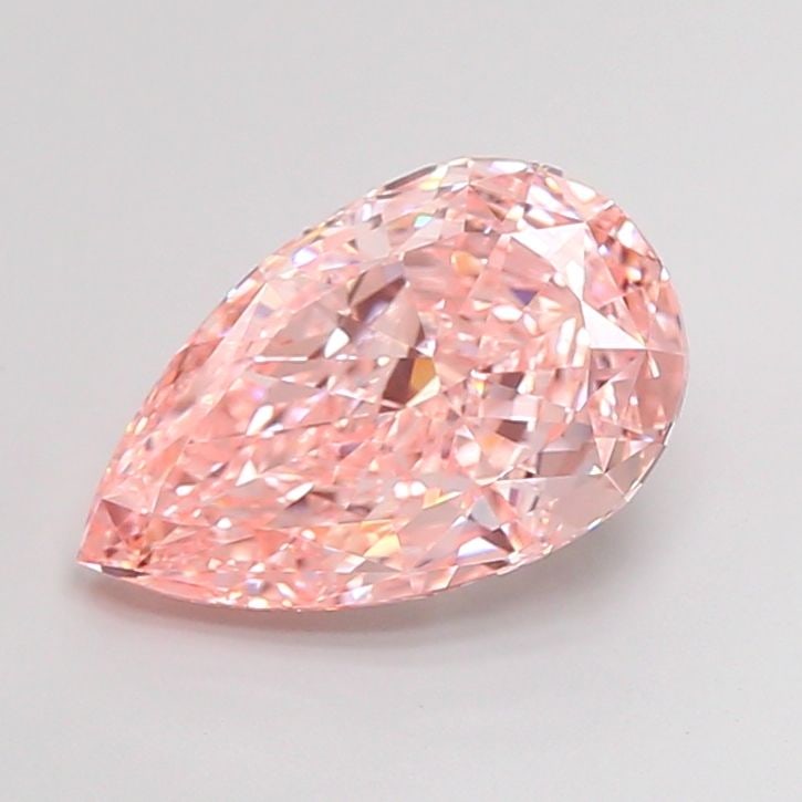 Loose Diamond - PEAR 4.05ct Fancy Vivid Pink VVS2 (1 of 1)