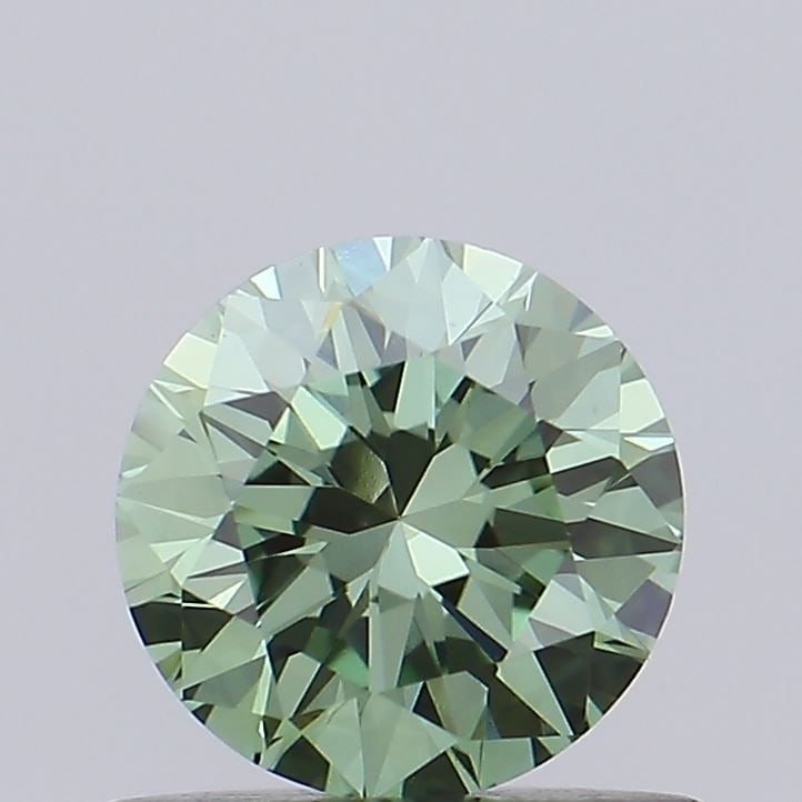 Loose Diamond - ROUND 0.63ct Fancy Vivid Green VVS2 (1 of 1)